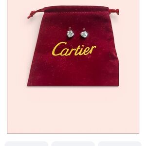 Fashion Silver Heart Studs